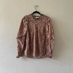 Universal Thread Floral Peasant Blouse